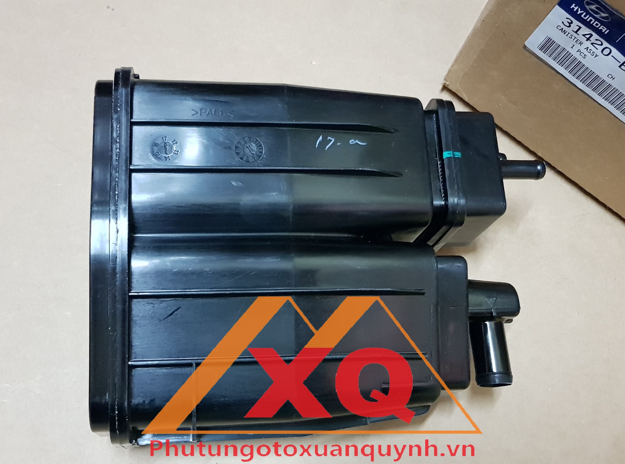 Hộp lọc hơi xăng, hộp xăng thừa Grand i10 chính hãng mã 31420B4000