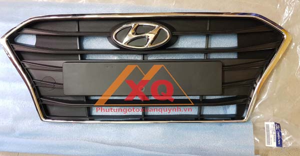 Mặt ga lăng, Lưới ba đờ xốc trước có viền mạ, mặt ca lăng có viền mạ i10 Grand ( 4 cửa) INDIA mã sản phẩm 86350B4800, 86350B4810 86350B4500, 86350B4510