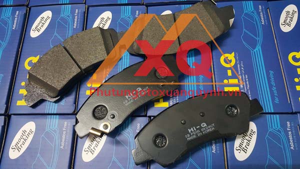 Má phanh trước Grand i10, Morning... Hàng HIQ thương hiệu của Hàn Quốc