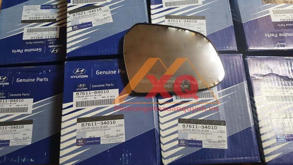 Mặt gương chiếu hậu Grand i10 không sấy chính hãng, mã 87611B4010, 87621B4010, 87611B4030, 87621B4030