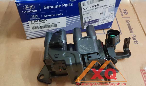 Mobin, bô bin đánh lửa cao áp - chính hãng i10 Grand, Morning 2012-, i10/07-12, i20-/08-17 mã sản phẩm 2730103015, 2730103000, 2730103035