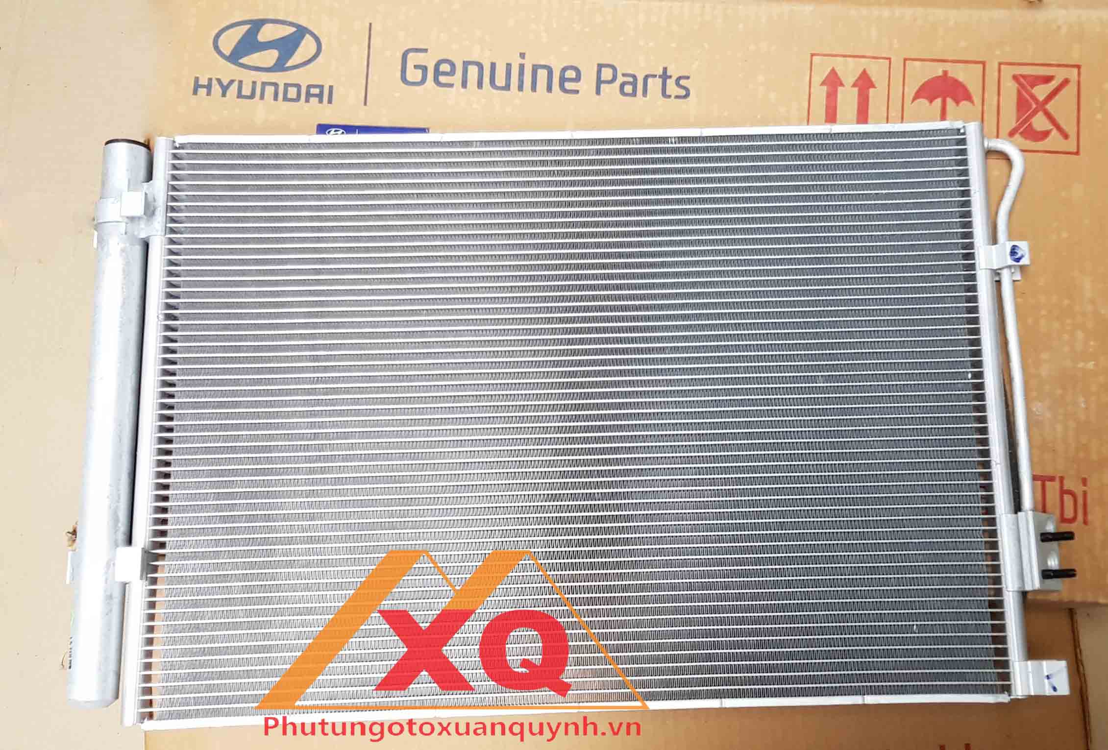 Dàn nóng điều hòa, két nóng điều hòa, két nóng máy lạnh Hyundai Accent 2018- chính hãng mã sản phẩm 97606H2000, 97606H6300